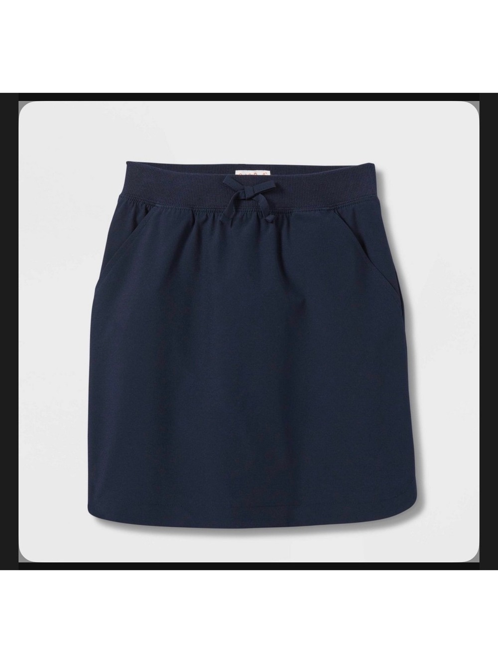 Girls' Woven Performance Athletic Skirt Cat & Jack Blue L 10/12 Built-in Shorts